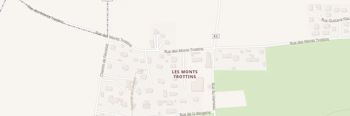 Plan du 16 Rue des Monts Trottins à Fontaine-la-Mallet