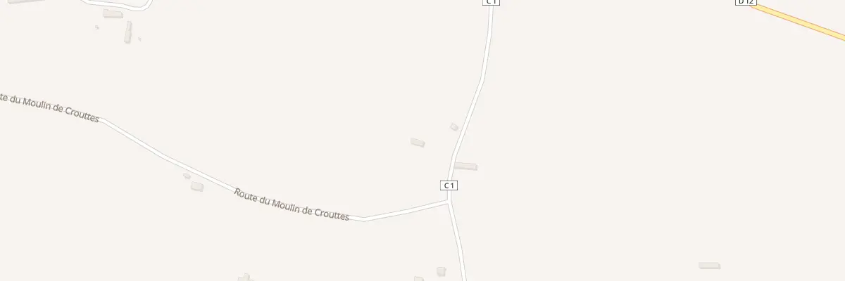 Plan du 5 Rte de la Hautonnière à Crouttes