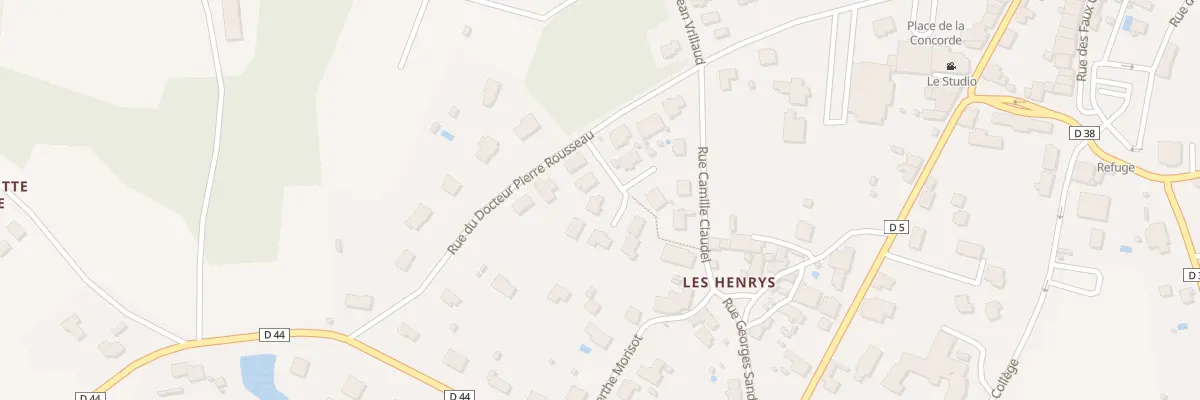 Plan du 1021 Res les Henrys à Saint Aulaye-Puymangou