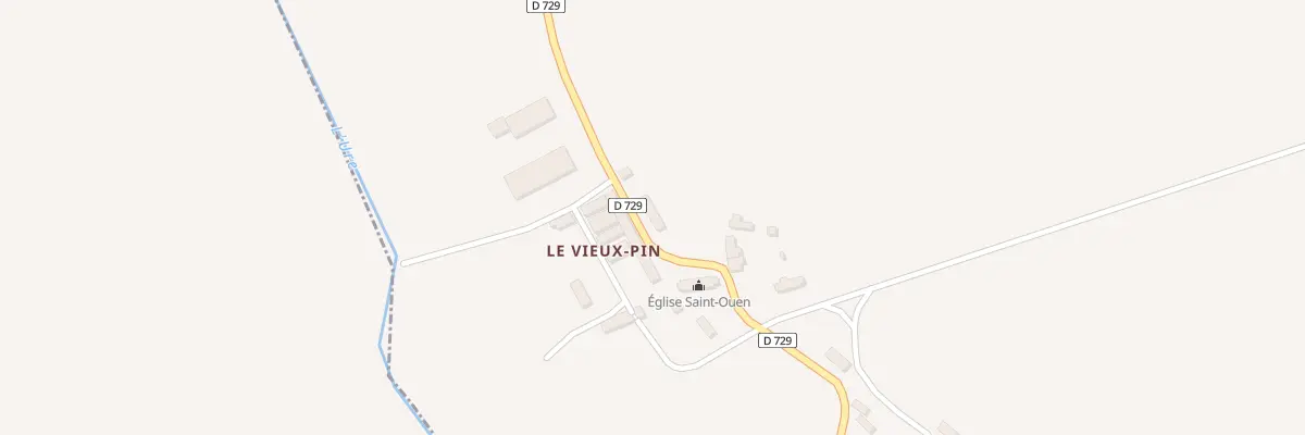 Plan du 8 Le Vieux Pin au Pin-au-Haras