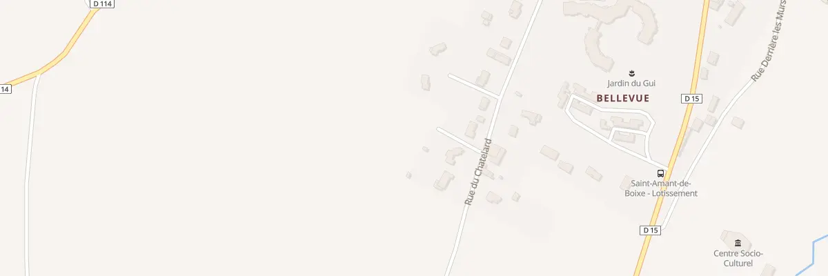 Plan du 26 Rue du Chatelard à Saint-Amant-de-Boixe