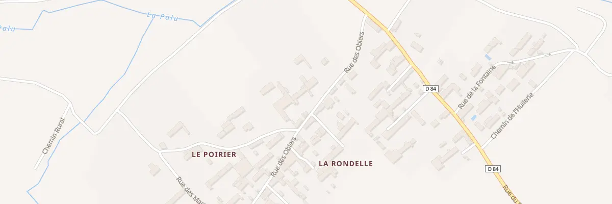 Plan du 8 Rue des Obiers à Champigny en Rochereau