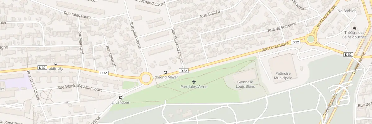 Plan du 2 Rue Edmond Meyer au Havre