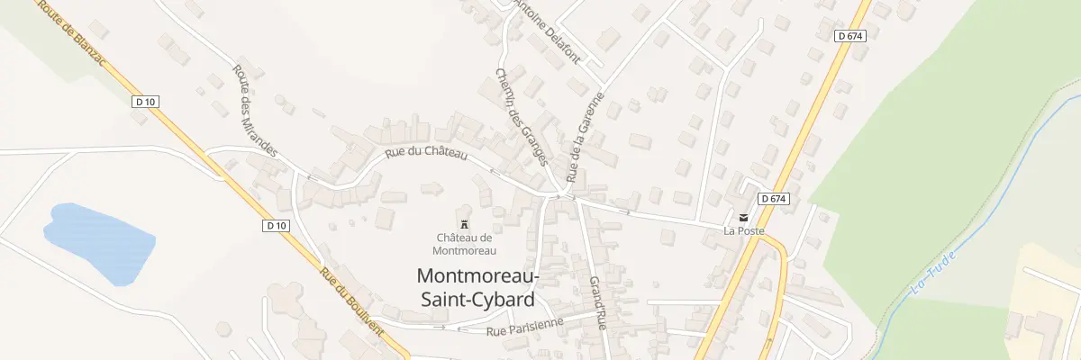 Plan du 9 Pl du Beaucanton à Montmoreau