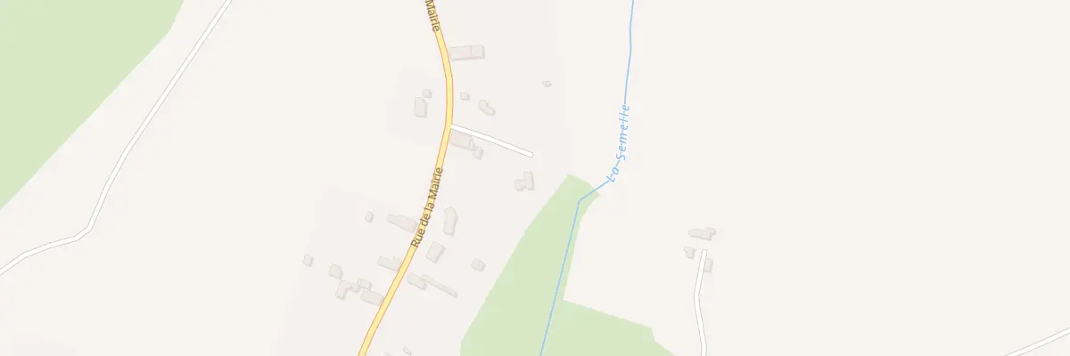 Plan de la Rue de la Mairie à Vernie
