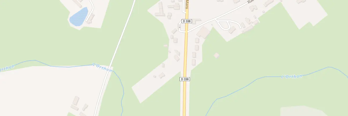 Plan du 5100 Les Blutieres à Maresché