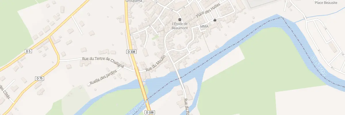 Plan du 49 Rue Albert Maignan à Beaumont-sur-Sarthe