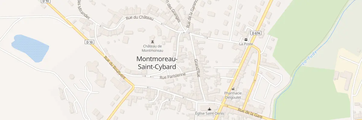 Plan du 2 Rue du Champ de Foire à Montmoreau