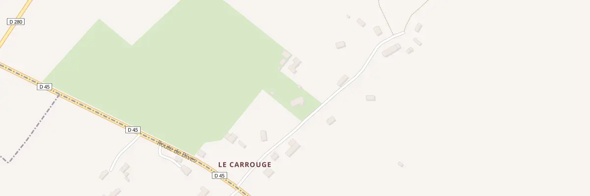 Plan du 5331 Le Carrouge à Clarbec