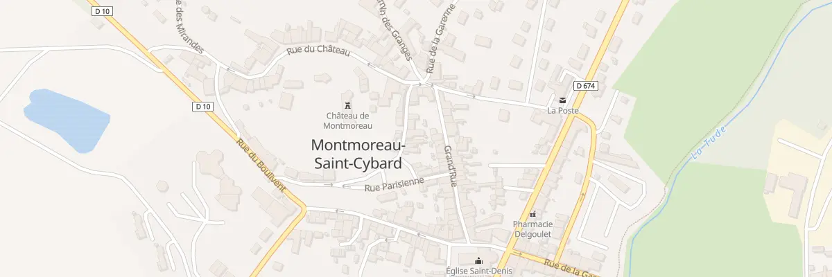 Plan du 4 Rue du Champ de Foire à Montmoreau