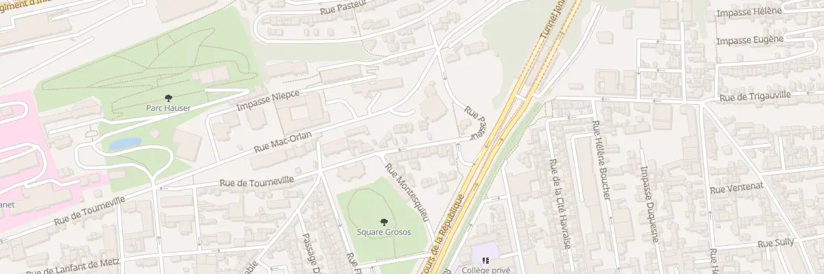 Plan du 121 Rue de Tourneville au Havre