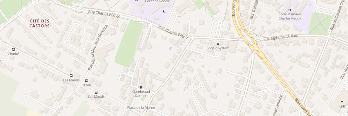 Plan du 84 Rue Alphonse Aulard à Angoulême