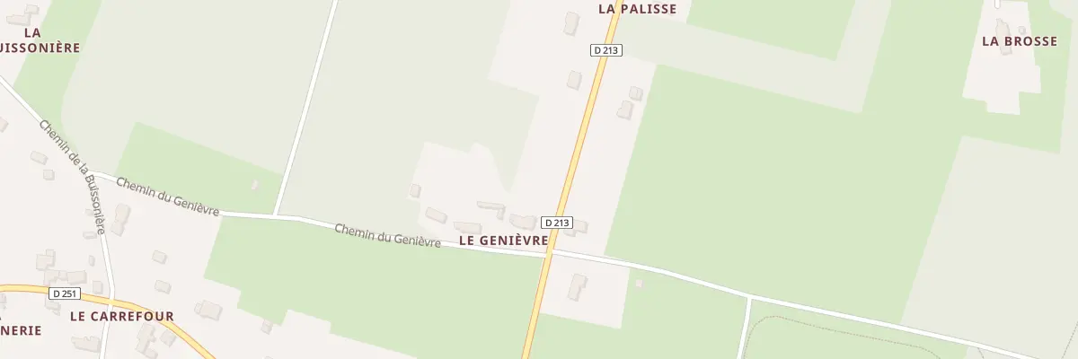 Plan du 2 Che du Genievre à Parigné-le-Pôlin
