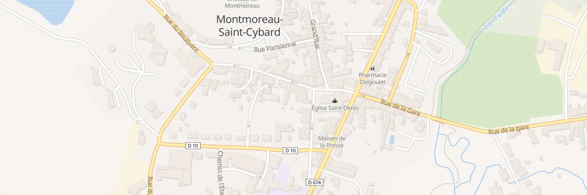 Plan du 7 Rue du Boulivent à Montmoreau