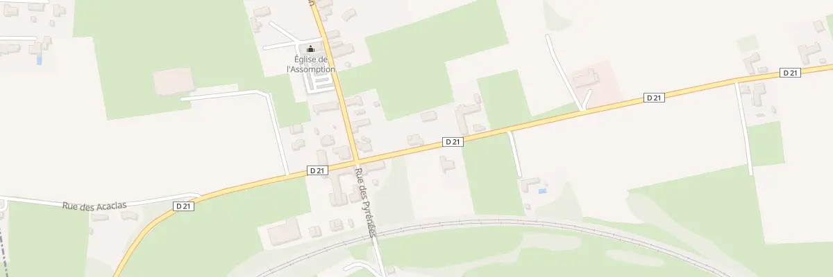 Plan du 25 Rte de Laslades à Sarrouilles