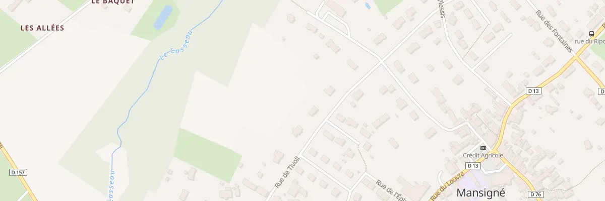 Plan du 3D Rue de Tivoli à Mansigné