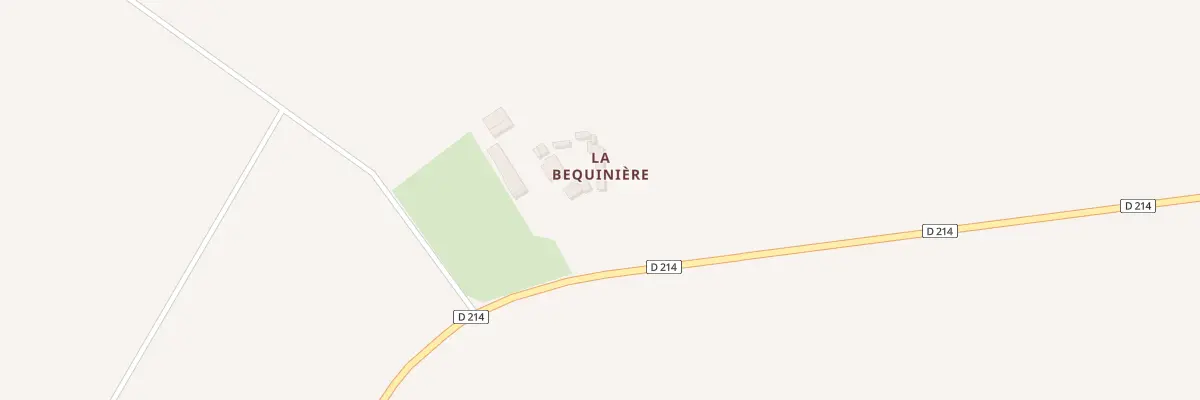 Plan du 5623 La Bequiniere à Luché-Pringé