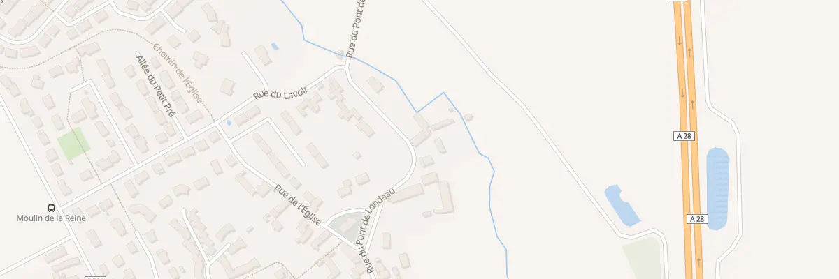 Plan du 11B Rue du Pont de Londeau à Cerisé