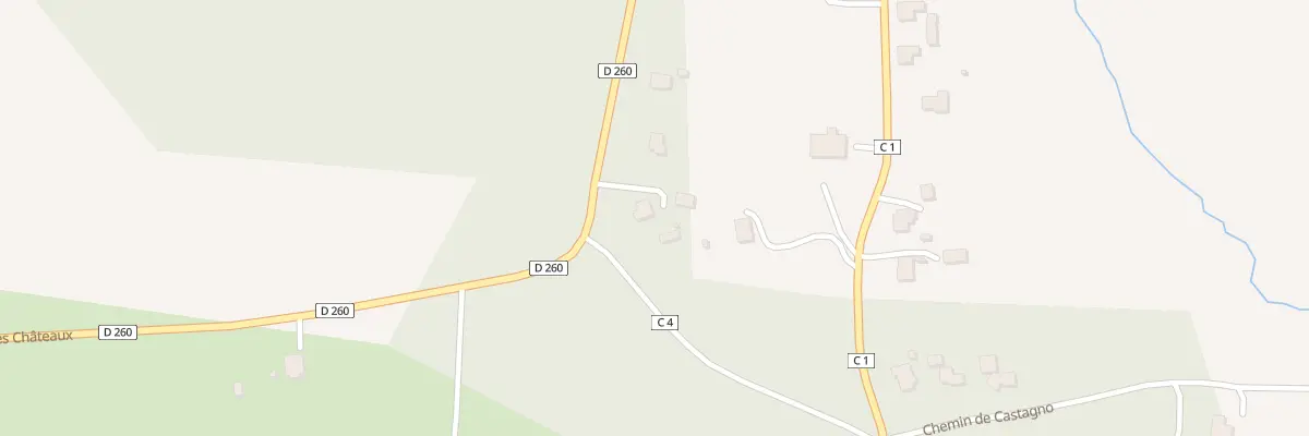 Plan du 329 Rte des Châteaux à Grézet-Cavagnan