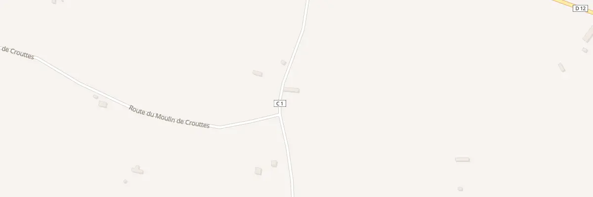 Plan du 6 Rte de la Hautonnière à Crouttes