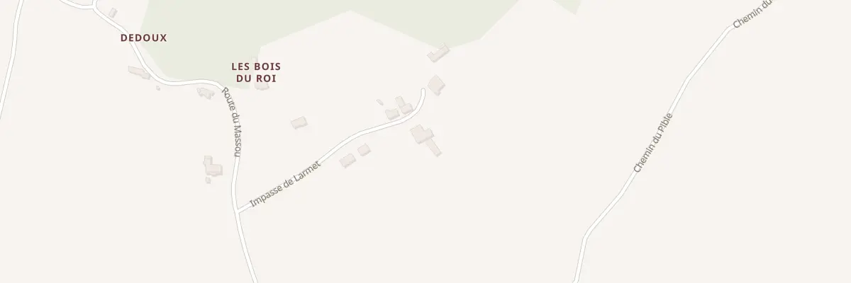 Plan du 230 Imp de Larmet à Bonnes