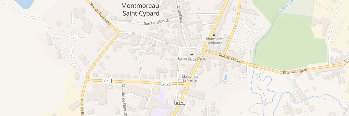 Plan du 3 Rue Saint Denys à Montmoreau