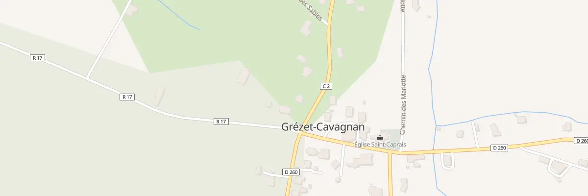 Plan du 57 Rte des Métairies à Grézet-Cavagnan