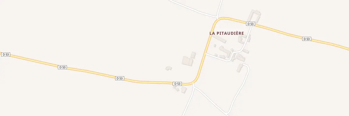 Plan du 9 La Pitaudiere à Vézières
