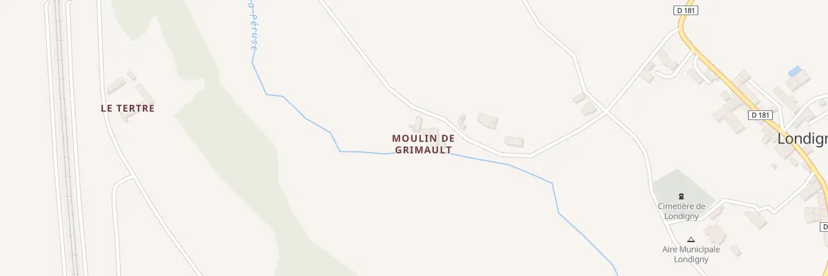 Plan du 1 Rte de la Fuie à Londigny