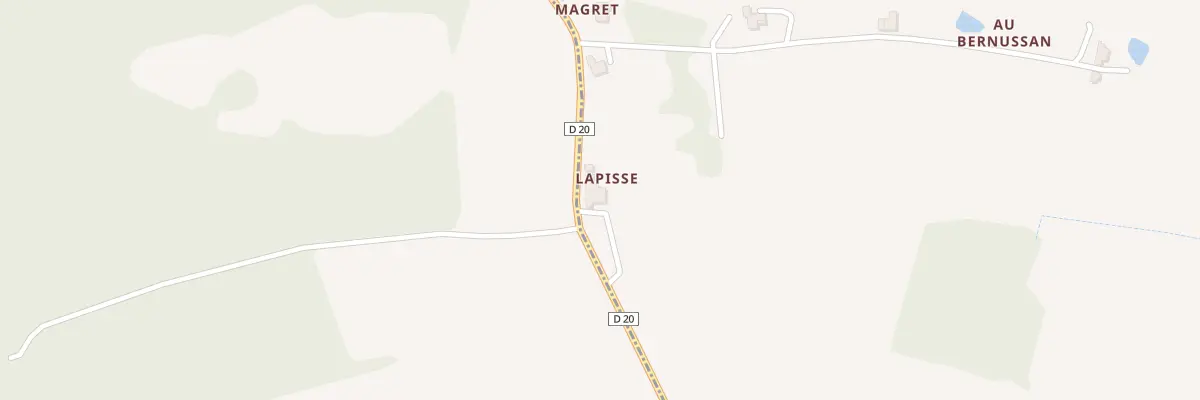 Plan du 5088 A Lapisse à Dému