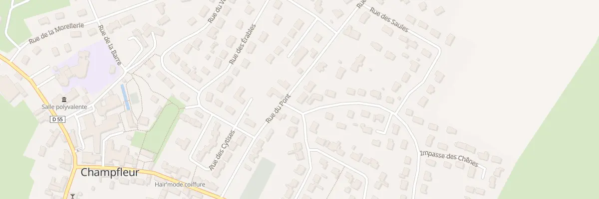 Plan du 6 Rue du Pont à Champfleur