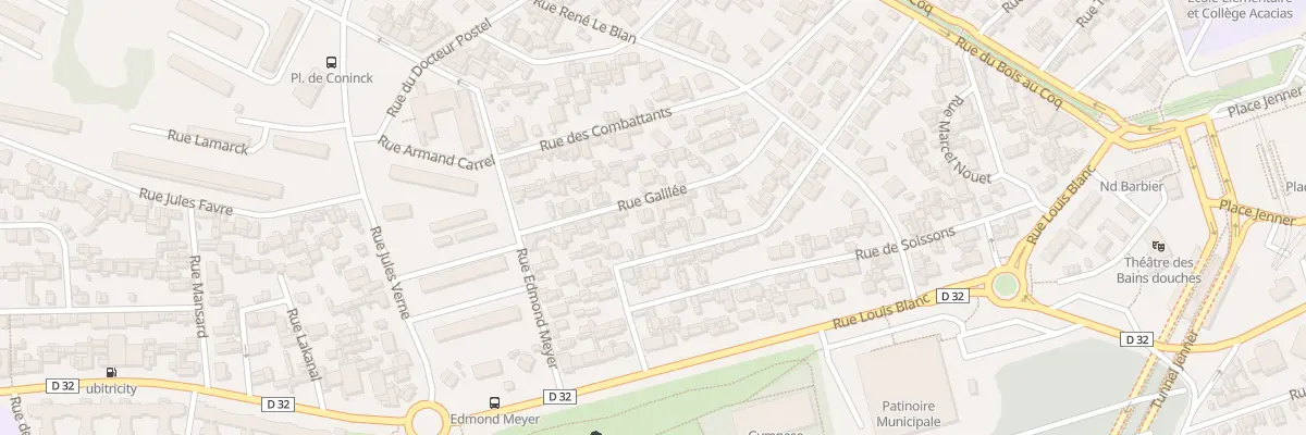 Plan du 20 Rue Galilée au Havre
