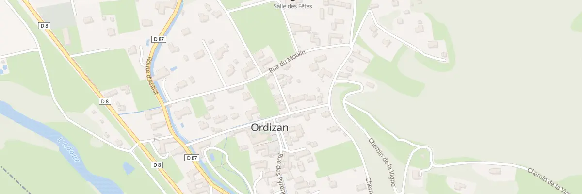 Plan du 19 Rue du Centre à Ordizan