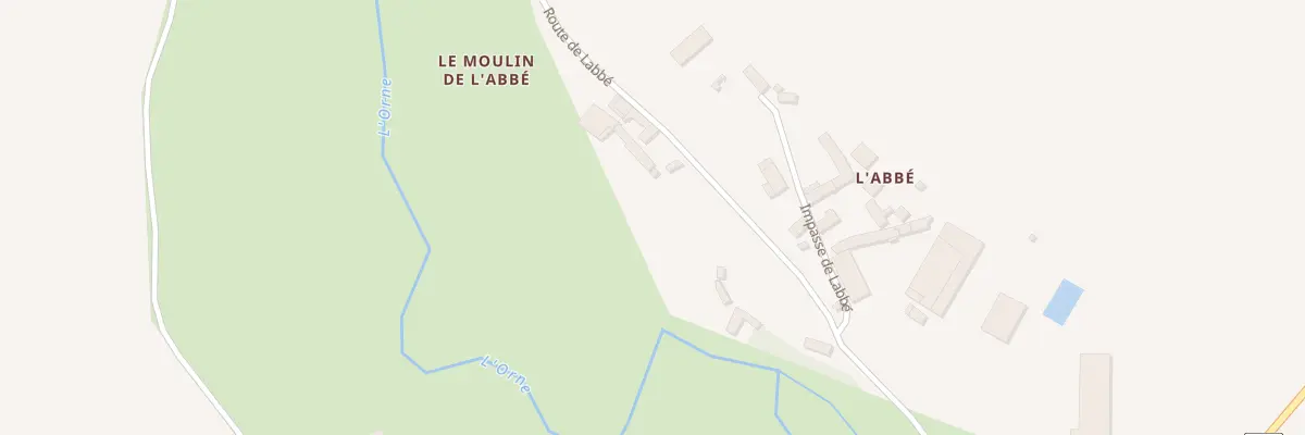 Plan du 3 Rte de Labbé à Macé
