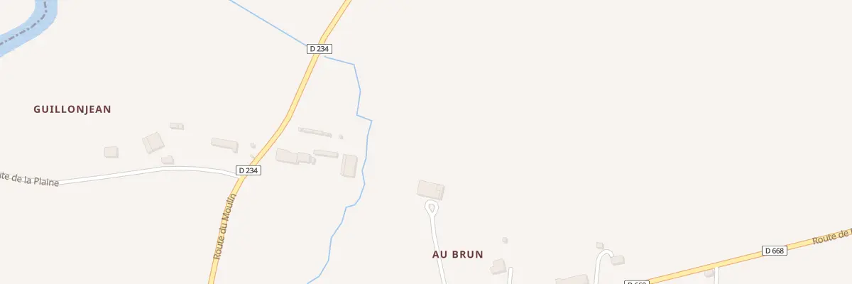 Plan du 7 Au Brun à Cours-de-Monségur
