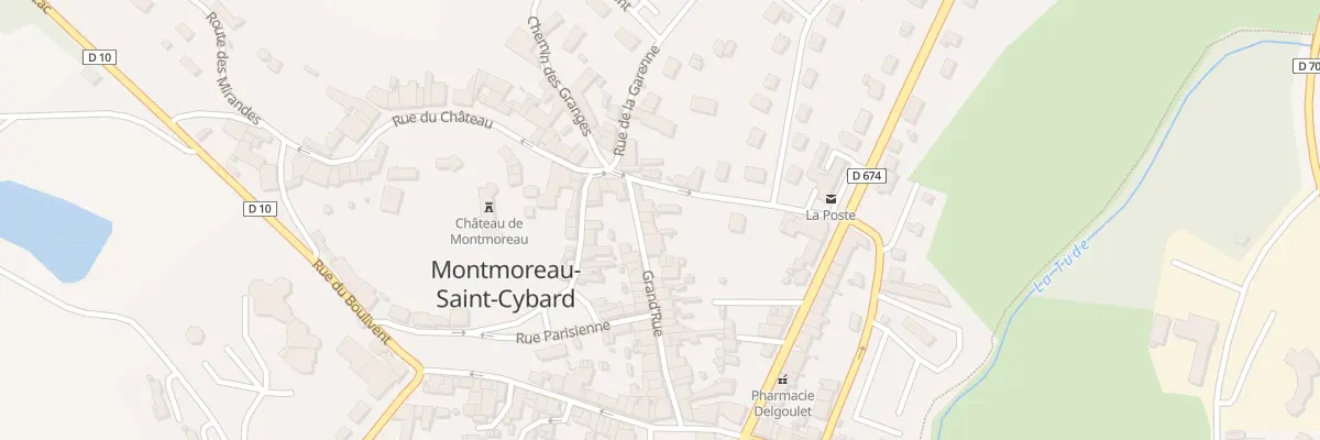 Plan du 30 Grand Rue à Montmoreau