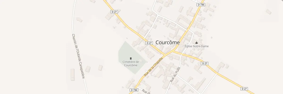 Plan du 5 Rte de Raix à Courcôme