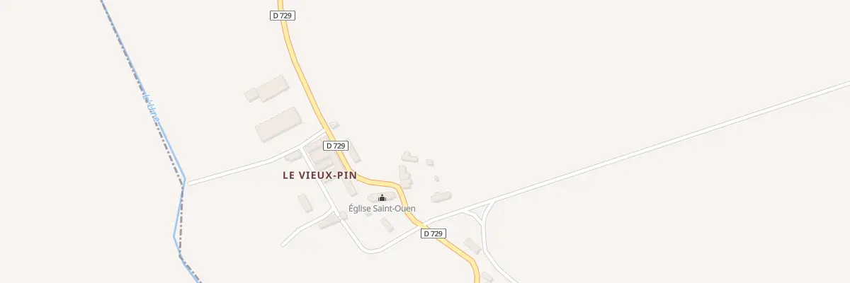 Plan du 71 Le Vieux Bourg au Pin-au-Haras