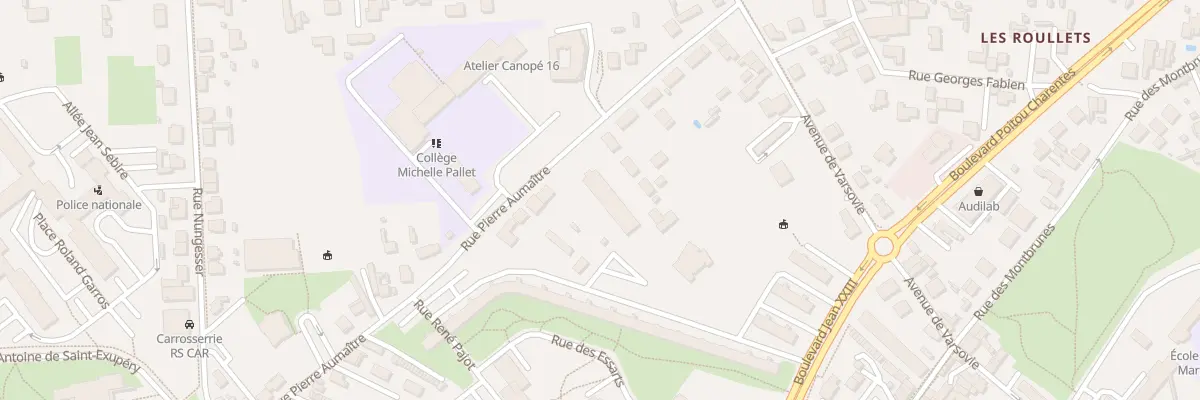 Plan du 15 Rue Pierre Aumaître à Angoulême