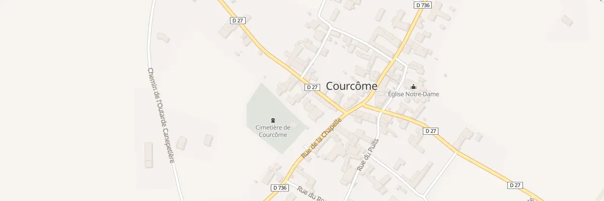 Plan du 3 Rte de Raix à Courcôme