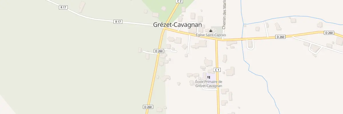 Plan du 99 Rte des Châteaux à Grézet-Cavagnan