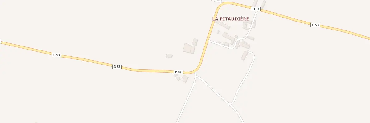 Plan du 11 La Pitaudiere à Vézières