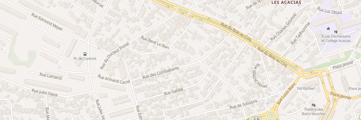 Plan du 25 Rue des Combattants au Havre