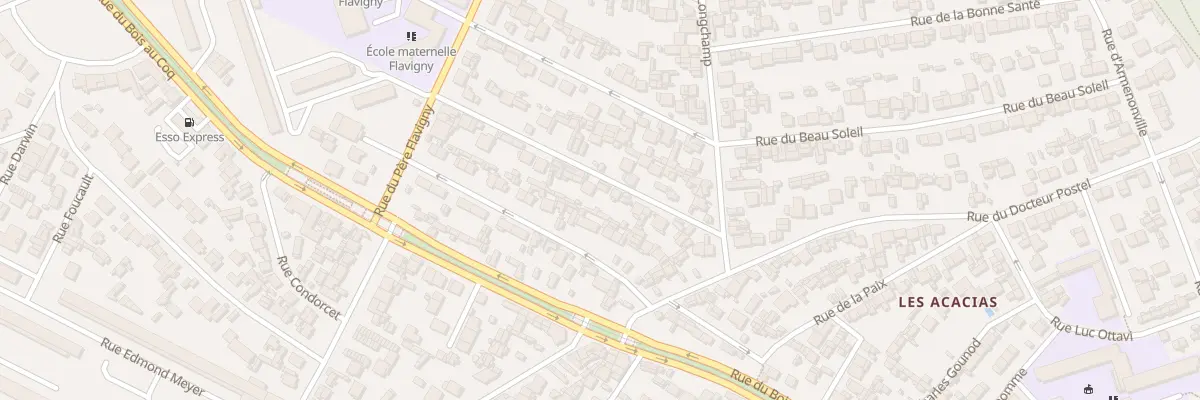 Plan du 30 Rue Ernest Derrien au Havre