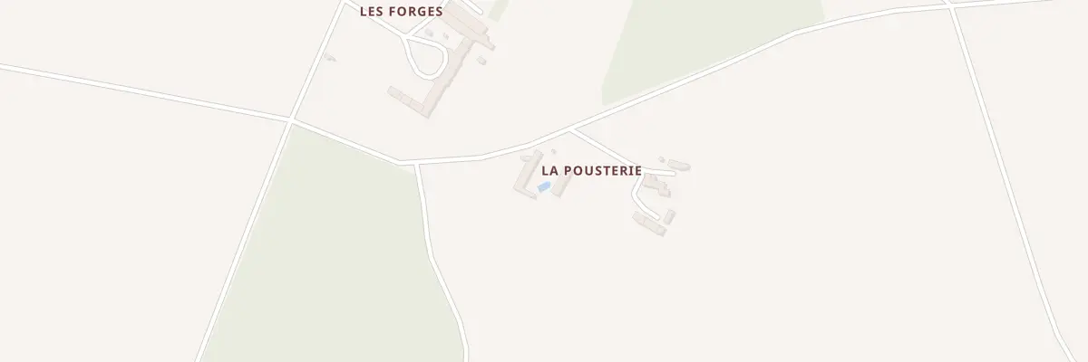 Plan du 9 La Pousterie à Vézières