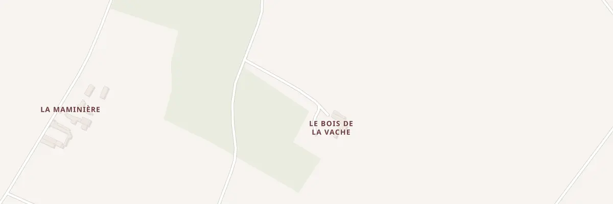 Plan du 11 Bois de la Vache à Vézières