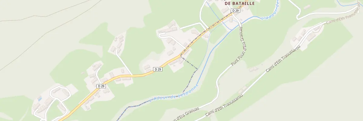 Plan du 109 Rte D 29 à Bagnères-de-Bigorre