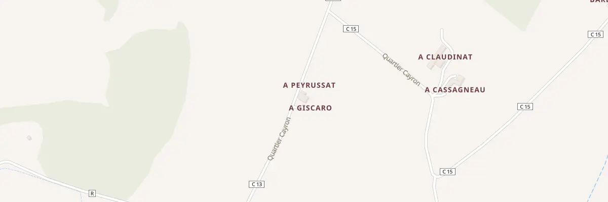 Plan du 5134C A Giscaro à Beaumarchés