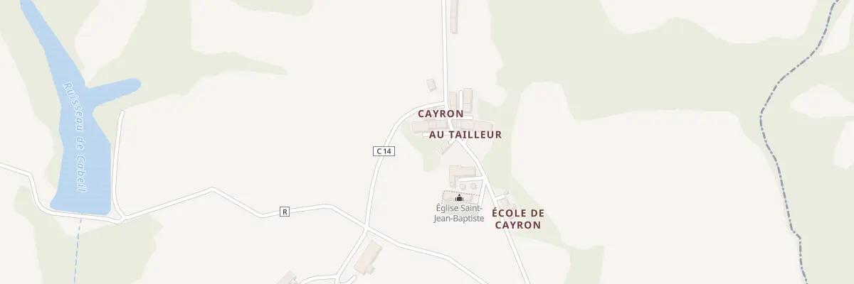 Plan du 5107 Cayron Hameau à Beaumarchés