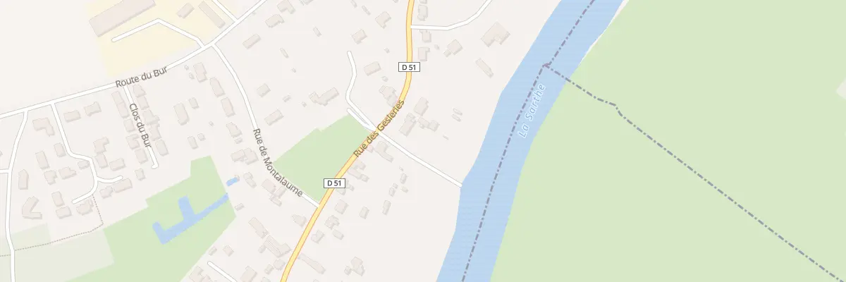 Plan du 56 Rue des Gesleries à Fillé